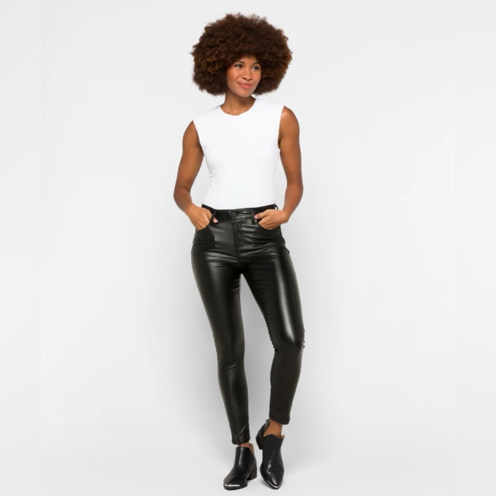 NWOT Faux Black Leather Pants